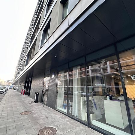 Rybalsky Studio Apartment Dnipro View Kiev Luaran gambar