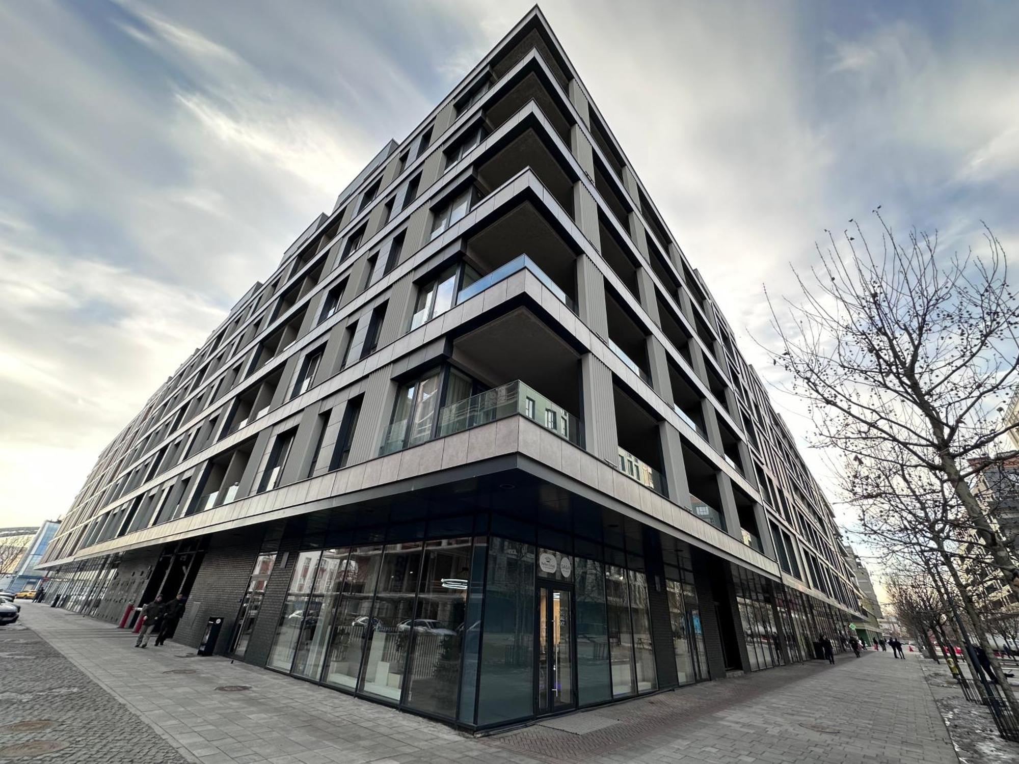 Rybalsky Studio Apartment Dnipro View Kiev Luaran gambar